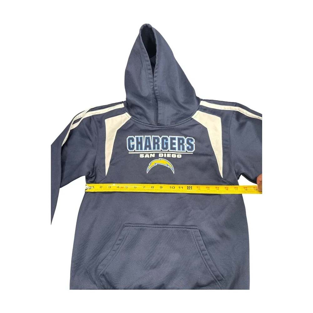 San Diego Chargers Kids Navy Blue Performance Hoodie Sweatshirt NFL Football